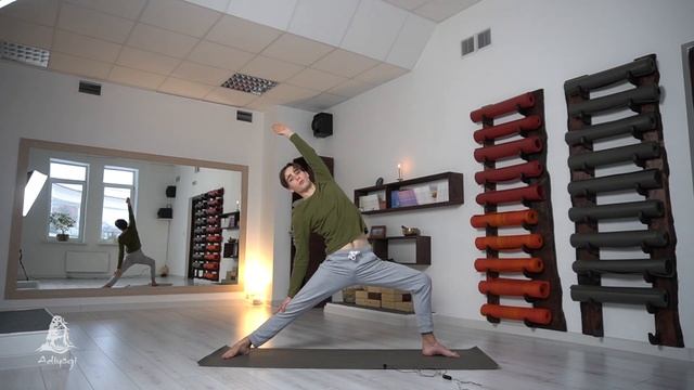 Комплекс Хатха Йоги на Час. Борис Рожнов смотреть онлайн