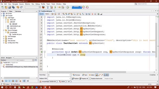 [JSP-8]Creating servlet and servlet maping in NetBeans смотреть онлайн