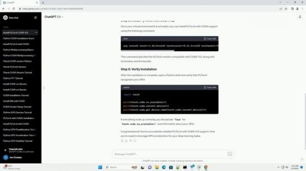 how to install pytorch for cuda 11 2