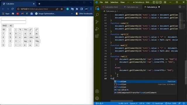 Create a CALCULATOR | Using HTML, CSS and JavaScript смотреть онлайн