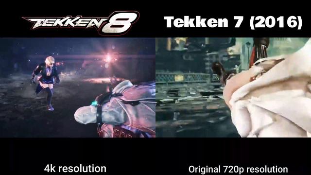 Tekken 7 vs Tekken 8 | Comparing Nina trailers, 2016 vs 2023 смотреть онлайн