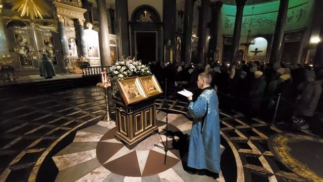 Всенощное бдение накануне праздника Введения во храм Пресвятой Богородицы смотреть онлайн