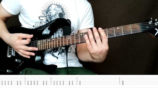 Skillet - Monster как играть + TAB how to play cover смотреть онлайн