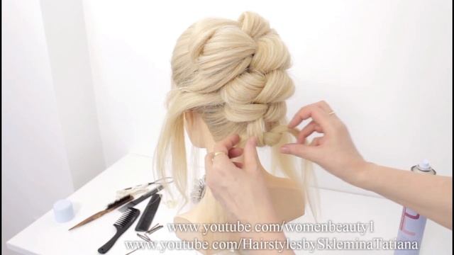 Прически на каждый день. Легкие прически. Прически на средние и длинные волосы. [Укладка волос]. смотреть онлайн