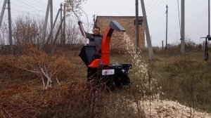 Щепорез. Измельчитель Веток на Щепу. Щепорез ШКИВ Модель: 2М-80Е