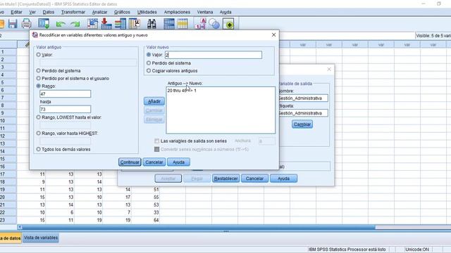 GRAFICA DE VARIABLES Y DIMENSIONES - ESTADISTICA DESCRIPTIVA SPSS/EXCEL смотреть онлайн