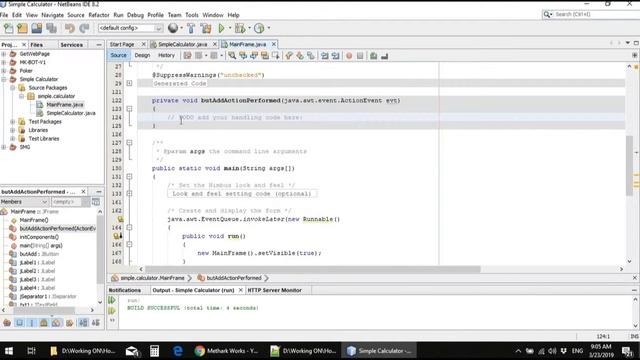 Java Add Calculator On NetBeans смотреть онлайн