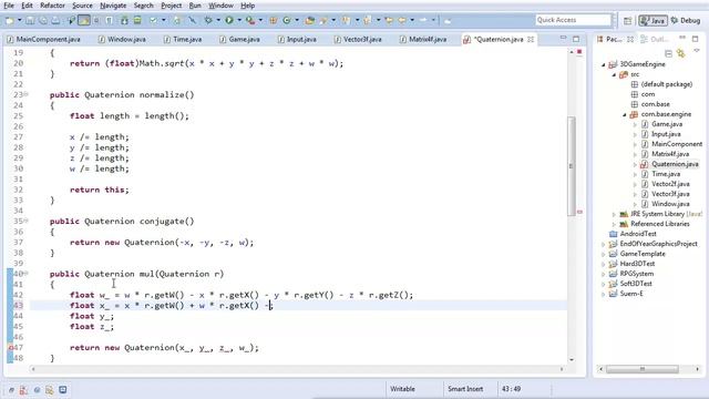 #6 3D Game Engine Tutorial: Quaternions смотреть онлайн