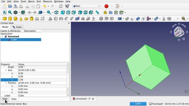 FreeCAD: Accurately rotate a object around a different axis of your choice смотреть онлайн