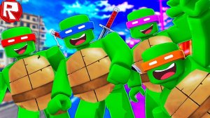 РОБЛОКС ЧЕРЕПАШКИ НИНДЗЯ В ПОИСКАХ ШРЕДДЕРА В ROBLOX СИМУЛЯТОР ВИДЕО ВЕСЕЛАЯ ИГРА МУЛЬТИК ДЛЯ ДЕТЕЙ
