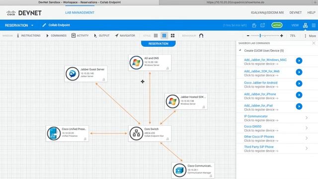 DEVNET Sandbox Cisco / Probando laboratorio de Colaboración. смотреть онлайн