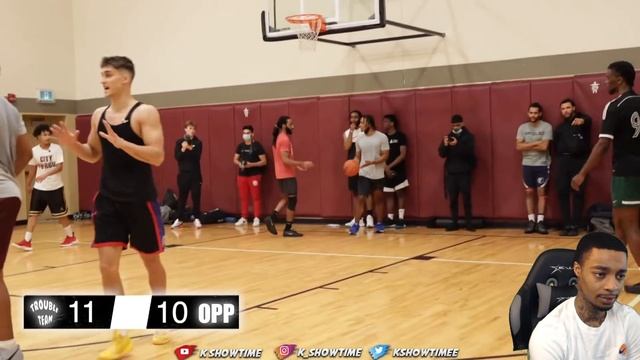 FlightReacts KShowtime HUGE Scrap Breaks Out... CRAZIEST GYM TAKEOVER EVER! (5v5 Basketball)! смотреть онлайн