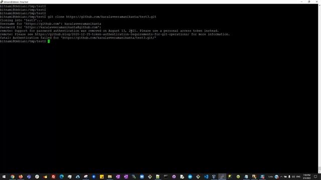 50)Github Basic intro 10 How to Clone Private Repository with credentials смотреть онлайн