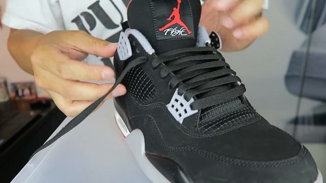 How I Lace My Air Jordan 4