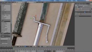 Моделирование меча в Blender по картинке