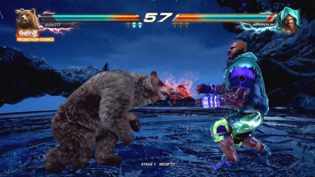 Kuma vs Craig Marduk (Hardest AI) - Tekken 7 Arcade смотреть онлайн