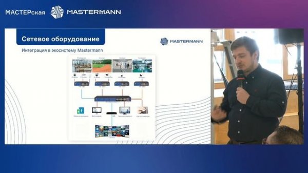 Мастерская Mastermann презентация экосистемы (видеонаблюдение, СКУД, сетевое оборудование+софт)