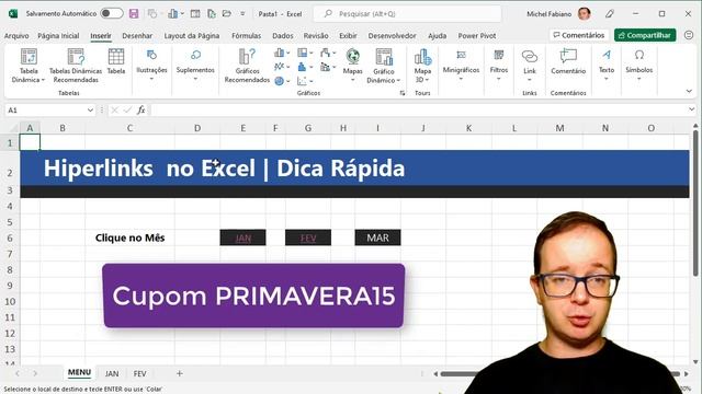 Criando HIPERLINKS no Excel смотреть онлайн