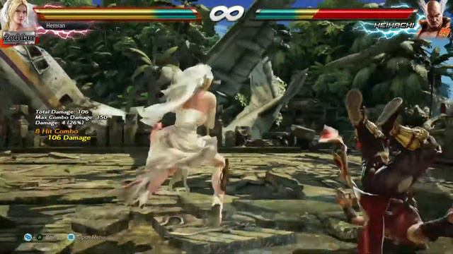 Easy 150 damage Nina combo смотреть онлайн