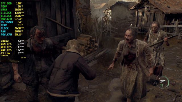 Resident Evil 4 Remake melhor configuração grafica para GTX 960 4gb/GTX 1050 ti em 1080p смотреть онлайн