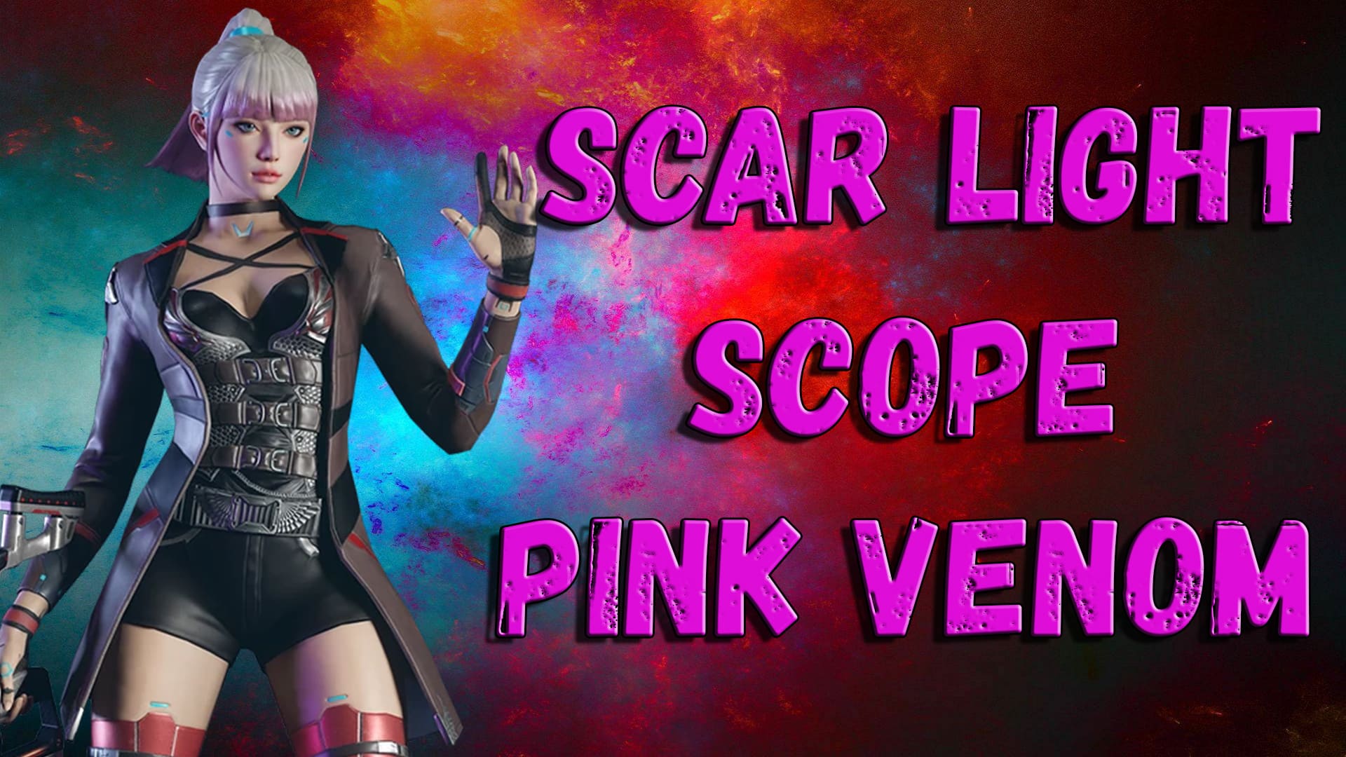 CrossFire West ☠ Scar Light-Scope-Pink Venom