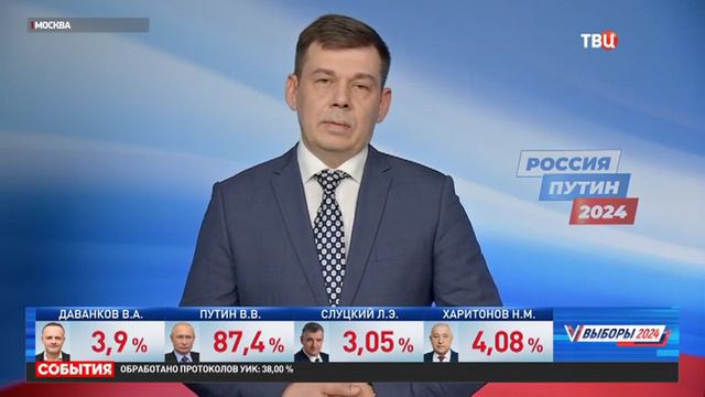 Алексей Комиссаров прокомментировал ход выборов Президента РФ смотреть онлайн
