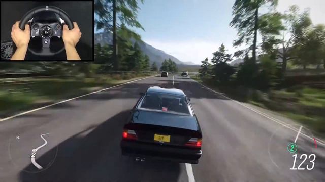 1987 Mercedes Benz AMG Hammer Coupe - Forza Horizon 4 - Logitech G920