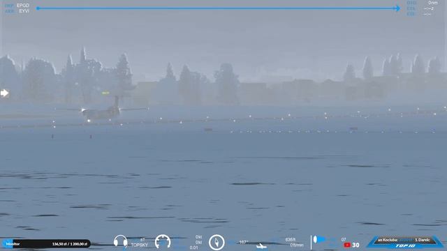 ✈ X- Plane 11 - BAe 146 - Gdańsk (EPGD) - Vilnius (EYVI) - VATSIM смотреть онлайн