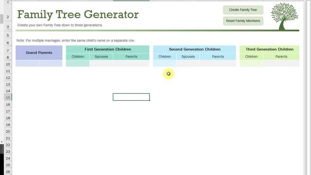 Excel Has A Family Tree Generator - It's A Bit Odd! смотреть онлайн