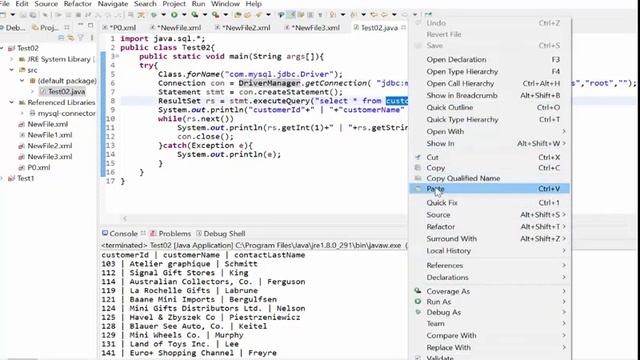 Java sent query to mysql смотреть онлайн