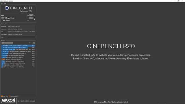 How to use Cinebench R20 to benchmark your CPU смотреть онлайн