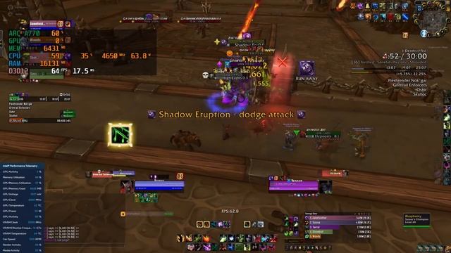 Intel ARC A770 - World of Warcraft - Iron Docks Mythic 16 - GPU Performance - 1440p смотреть онлайн