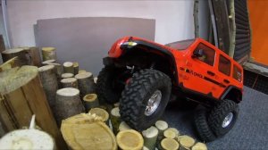 Запускаем большой JEEP на радиоуправлении. Axial SCX10 3. RC Kids