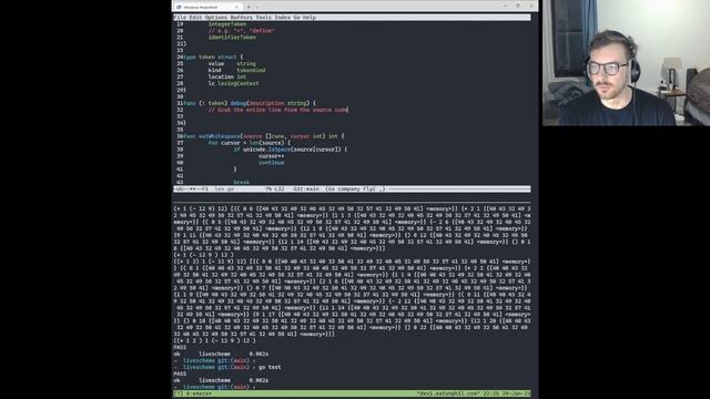 Writing a Scheme-like language in Go part 4: cleanup and Fibonacci смотреть онлайн