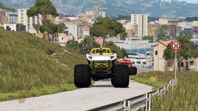 Monster Truck Mayhem 7 | BeamNG.drive смотреть онлайн