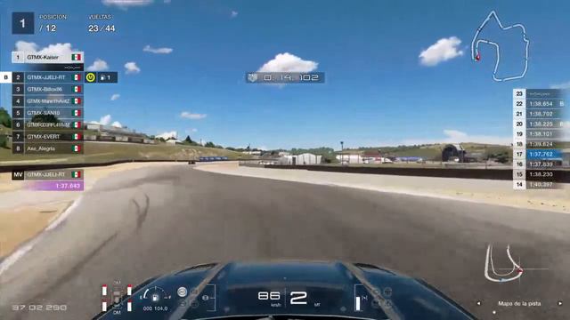 GRAN TURISMO SPORT TORNEO GTMX N400 SERIES R5 S5 Laguna Seca смотреть онлайн