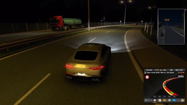 Euro Truck Simulator 2 -Mercedes AMG GLE Series Freeroam