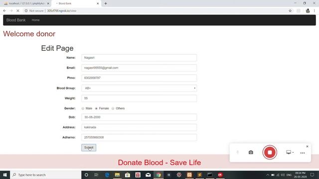 Blood Bank(Student Project using Flask and MySQL) смотреть онлайн