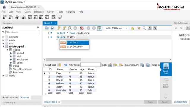 DISTINCT Clause in MySQL in Hindi | DISTINCT Query in MySQL смотреть онлайн