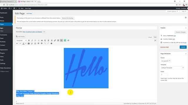 Revlolution Slider in Cardea OnePage WordPress Theme смотреть онлайн
