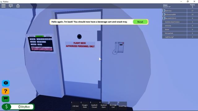 Cabin Crew Simulator | Roblox | Tester, Alpha Game. Paid Access. |