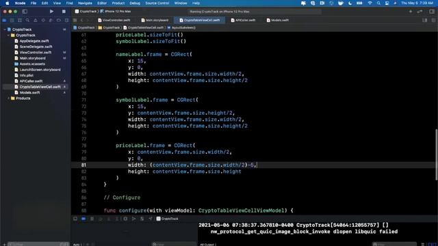 Swift: Crypto/Bitcoin Tracker App (2022, Dogecoin, Xcode 12, Swift 5) - iOS Development смотреть онлайн