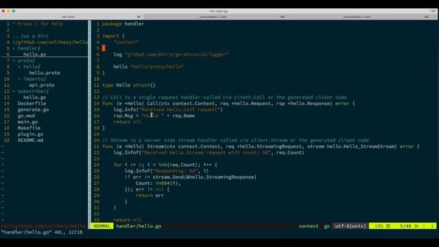 go micro demo смотреть онлайн