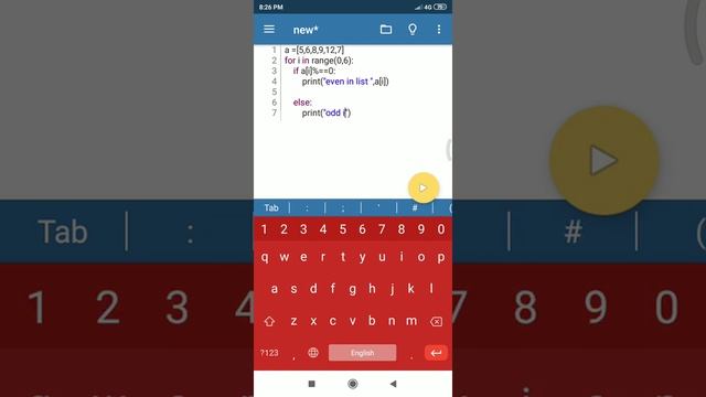 how to find even and odd in random number of list in python????? смотреть онлайн