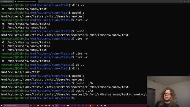 Using Your Terminal's Directory Stack to Work With Multiple Directories смотреть онлайн