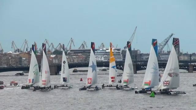 Extreme Sailing Series In St. Petersburg Мировая парусная регата в Санкт-Петербурге