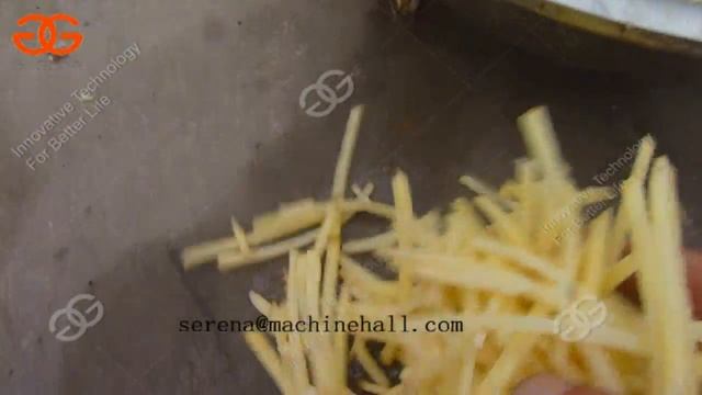 Potatoes Cutting Strips Machine смотреть онлайн