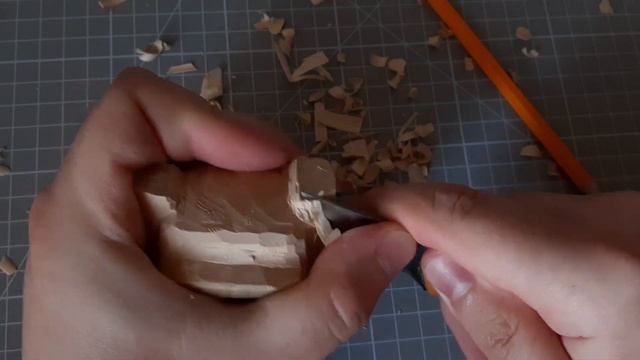 Резьба по дереву / фигурка работа / Wood carving robot figure смотреть онлайн