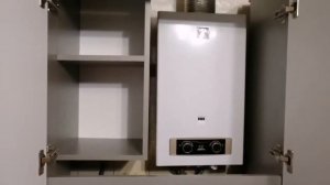 Как спрятать газовый счетчик на кухне