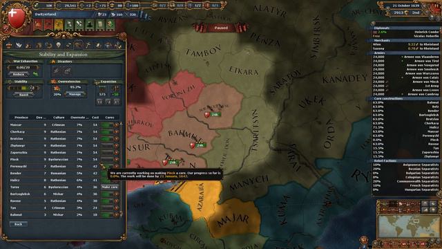 Let's Play Europa Universalis IV Switzerlake with the Cossacks 65 смотреть онлайн